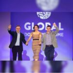 Caterina Scorsone Instagram - Absolutely magical night with all the incredible people at @globaldownsyndrome and so many friends from @greysabc LOVE my community so very, very much. @globaldownsyndrome @greysabc @alexisgfloyd @midoriglory @anthilll @genderless_gap_ad @niko_terho @realericdane  Hair Glam (who woke up very early to do our hair before the flight to Denver💕): @hairbyrenecortez