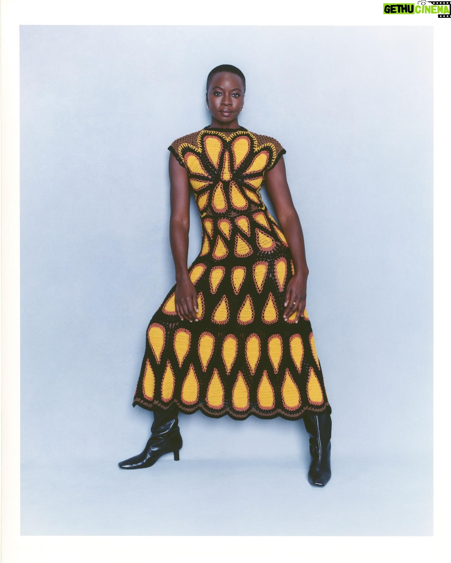 Danai Gurira Instagram - “Our job is to tell our truth. I always think if I haven’t made an audience uncomfortable, I haven’t done my job.”
Really enjoyed speaking with #TheCut about the importance of highlighting both African and Black stories, the difficulty and joys of making Black Panther: #WakandaForever, and my advice for fellow Black creators. Thank you for having me @TheCut. 🖤 #linkinbio