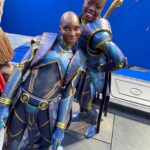 Danai Gurira Instagram - Off Duty. 💙 #MidnightAngels #WakandaForever