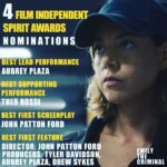 Aubrey Plaza Instagram - Thank you @filmindependent for recognizing our movie and continuing to celebrate and support independent films. I’m so proud of this film and all the cast and crew that made this possible. It’s the little movie that could! Indie Films FOREVER.