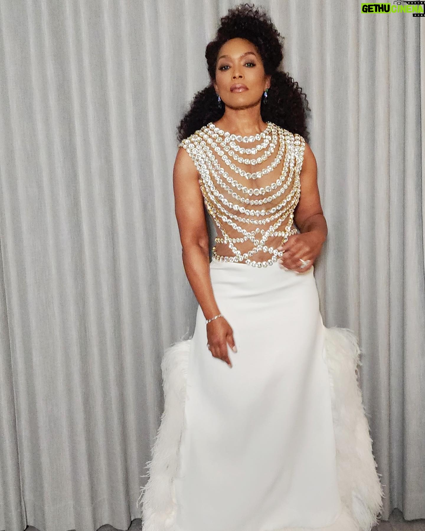 Angela Bassett - 257.8K Likes - Hey Everybody you good? Let’s get into this #GovernorsAward glam 🤍
Stylist: @jlynnstyle18
Hair: @hairjunkierandy
Makeup/📷: @dandremichael
Dress: @giambattistavalli
Shoes: @sarahflint_nyc
Jewelry: @cicada_jewelry @debeersofficial
Trainer: @getfitbyrob