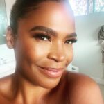 Nia Long Instagram – Dear @kellyclarkson @kellyclarksonshow thank you for having us! @joannasimkin @shaylinjoneshair on glam 😘#thebestmanfinalchapters