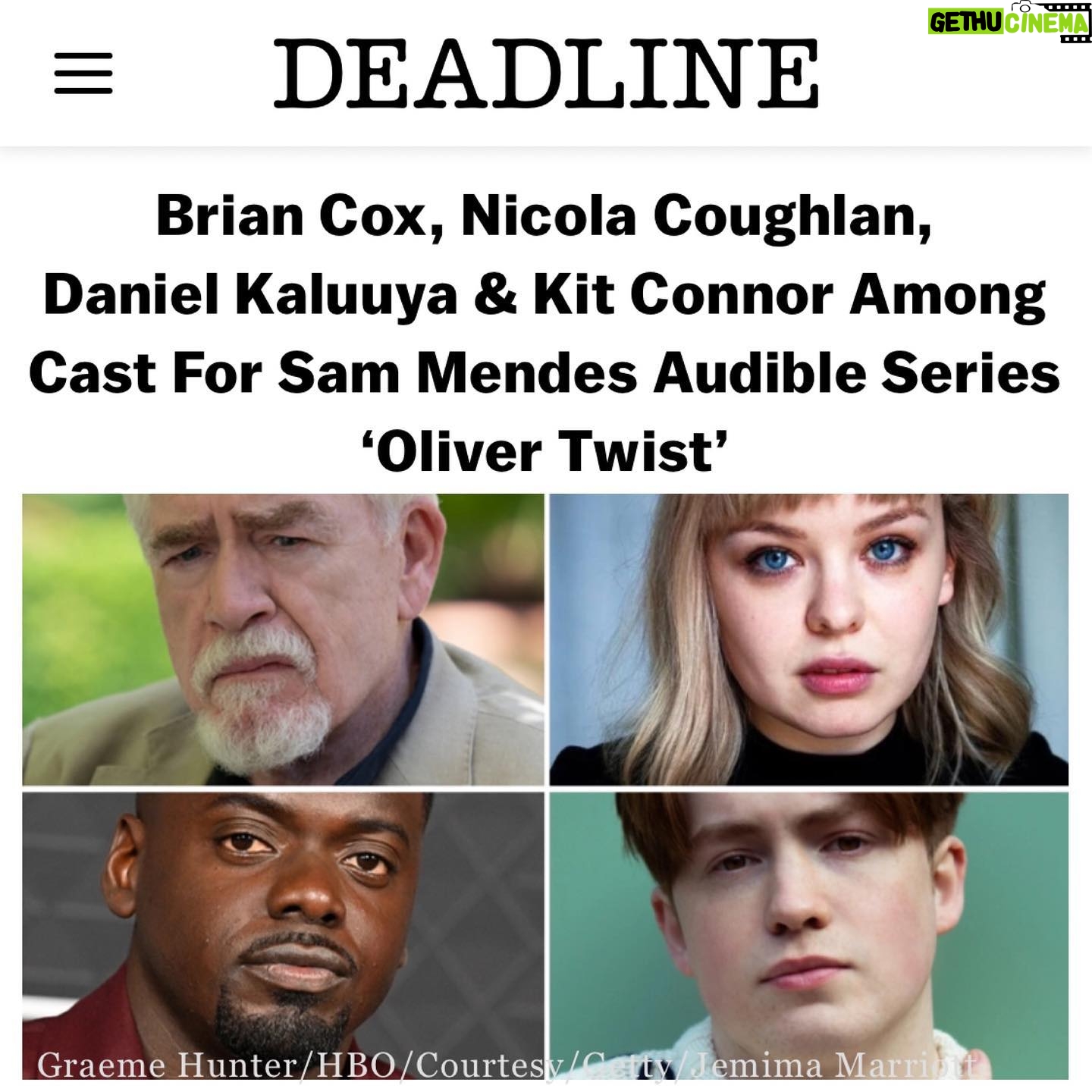 Nicola Coughlan Instagram - Slight upgrade from when I did Oliver in school and played Unnamed Workhouse Orphan Number 4
Genuinely a lifelong dream to play Nancy(!), with this cast(!!), and Sam Mendes to top it all off(!?)
So delighted ❤️