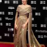 Amina Khalil Instagram - Congratulations to @redseafilm on their 2nd edition ! 🖤 Thank you to @moalturki for welcoming us to this grand and glamorous event in Jeddah its a pleasure to be here ⭐️ Dress @saraonsiofficial Jewels @nadine_jewellery