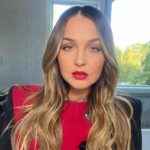 Camilla Luddington Instagram - And the details…
❤️🖤 @ysl 🖤❤️
Hair @hayleyheckmann 
Makeup @adamburrell