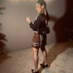 Amina Khalil Instagram - A few nights ago, with @burberry 🤎❄️ #burberryfestive