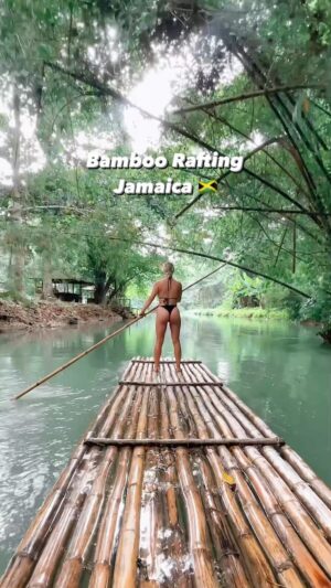 Kinsey Wolanski Instagram - #4 we have Bamboo Rafting in Jamaica 🇯🇲 
This experience was just so stunning and peaceful and a must add to your bucketlist. In Jamaica we also stayed in over water bungalows very similar to the Maldives but much closer and more affordable :) 

#travel #jamaica #bucketlist #thingstodo