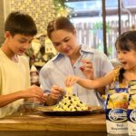 Judy Ann Santos Instagram – Bonding with Lucho and Luna while making our Waldorf Salad with @magnoliarealmayoph – our favorite mayonnaise na may tamang tamis-asim sarap! Presyong abot-kaya lalo ngayong darating na Noche Buena! 🤍