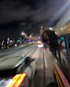 Anna Cathcart Instagram - looks like 2023 is already bussin🚌