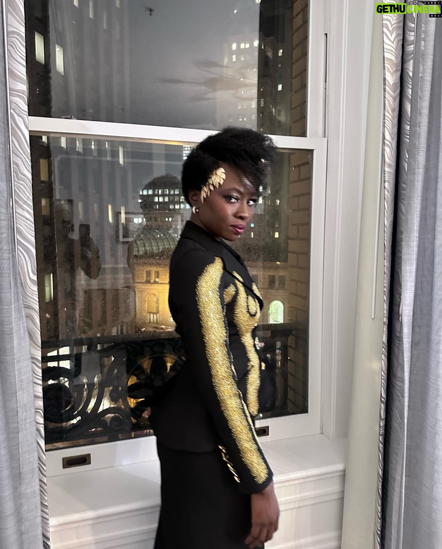 Danai Gurira Instagram - Giving love to some of my favorite recent looks throughout #WakandaForever press in December. 🖤