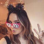 Camilla Luddington Instagram - Read that posing with a 😘 plus a✌️is a tell-tell sign you’re an out of touch millennial. And so that’s how I wanna be remembered this NYE, as I sit here partying with my kids, drinking coffee so I stay awake till 9pm.. 🤣