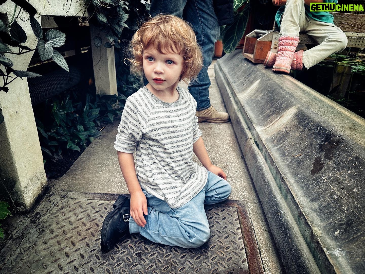 Milla Jovovich Instagram - Never thought a trip to the botanical gardens would make the kids so peaceful and introspective. We all wandered through the humid environment and the little ones would sit so still waiting for the fairies to come out of hiding. The girls watched the reflections of the plants and leaves in the pools of water, speaking in whispers. I took the opportunity to snap some beautiful, poignant pictures that I knew captured the mood we all felt. Some places have magic. You can feel them. Kids feel them even stronger and react in unexpected ways. My own who are usually chatterboxes just perched in out of the way places and let the garden speak to them in its warm, languorous, embracing way. And it all felt exactly as it should. And it all felt just right. Xo m❤️