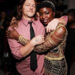 Danai Gurira Instagram - Wishing the happiest of birthdays to an incredible talent and my forever friend, @bigbaldhead. What a joy it is to know you. Sending lots of hugs your way today. 🖤