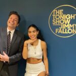 Jessie Reyez Instagram - Jimmy said I grew since the last time I was on. I pointed at the heels. We laughed. “Still c u” live @fallontonight @jimmyfallon ❤️