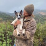 Bonnie Wright Instagram - Life lately with our new adopted pup Ruby Roo 🐕 she’s obsessed with her big brother Billy Blue 🥹🥹