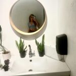 Ella Anderson Instagram - collateral mirror selfie whilst trying to photograph the studio’s plants