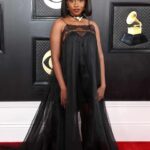 Amanda Gorman Instagram - @recordingacademy Grammys were so much fun! Honored to be a presenter and a Grammy nominated poet ✊🏿 @violadavis what a privilege to be there as you landed your much deserved EGOT! Congrats to everyone! P.S. in my defense I was doing that last slide Wednesday dance in 4 inch heels 😂