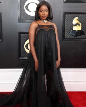 Amanda Gorman Instagram - @recordingacademy Grammys were so much fun! Honored to be a presenter and a Grammy nominated poet ✊🏿 @violadavis what a privilege to be there as you landed your much deserved EGOT! Congrats to everyone! P.S. in my defense I was doing that last slide Wednesday dance in 4 inch heels 😂