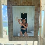 Chanel Iman Instagram – Destination 📍 Paradise🖤 @discoversoneva #discoversoneva   #experiencesoneva  #sonevajani #maldives