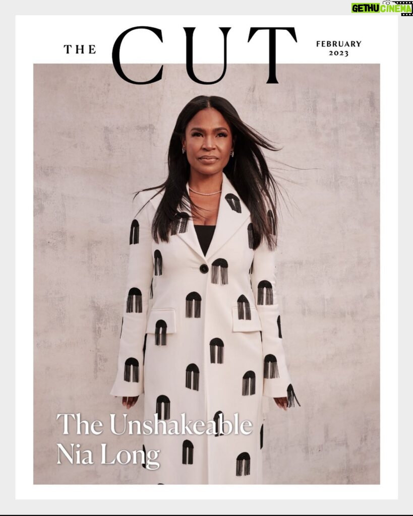 Nia Long Instagram - Starting my weekend off right with @thecut thank you for capturing my truth inside and out. The entire team was stellar!!!! See link in bio for one of my favorite cover stories written by @clovito 😘😘😘😘 😘
Photography by Rahim Fortune @rahimfortune  Styling by Jessica Willis @jessswill
Hair by Lacy Redway @lacyredway
Makeup by Renee Garnes @reneegarnes
Manicure by Dawn Sterling @nailglam
Set Design by Two Hawks Young @twohawksyoung
Tailoring by Kaitlyn De La Cruz @designmabel @7thbonetailoring
Production by Kindly Productions @kindlyproductions