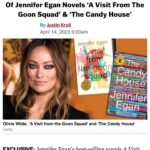 Olivia Wilde Instagram - Mom’s been busy. Very excited about this. Go read these books immediately if you haven’t. Jennifer Egan is a genius and this is going to be a lot of fun.
