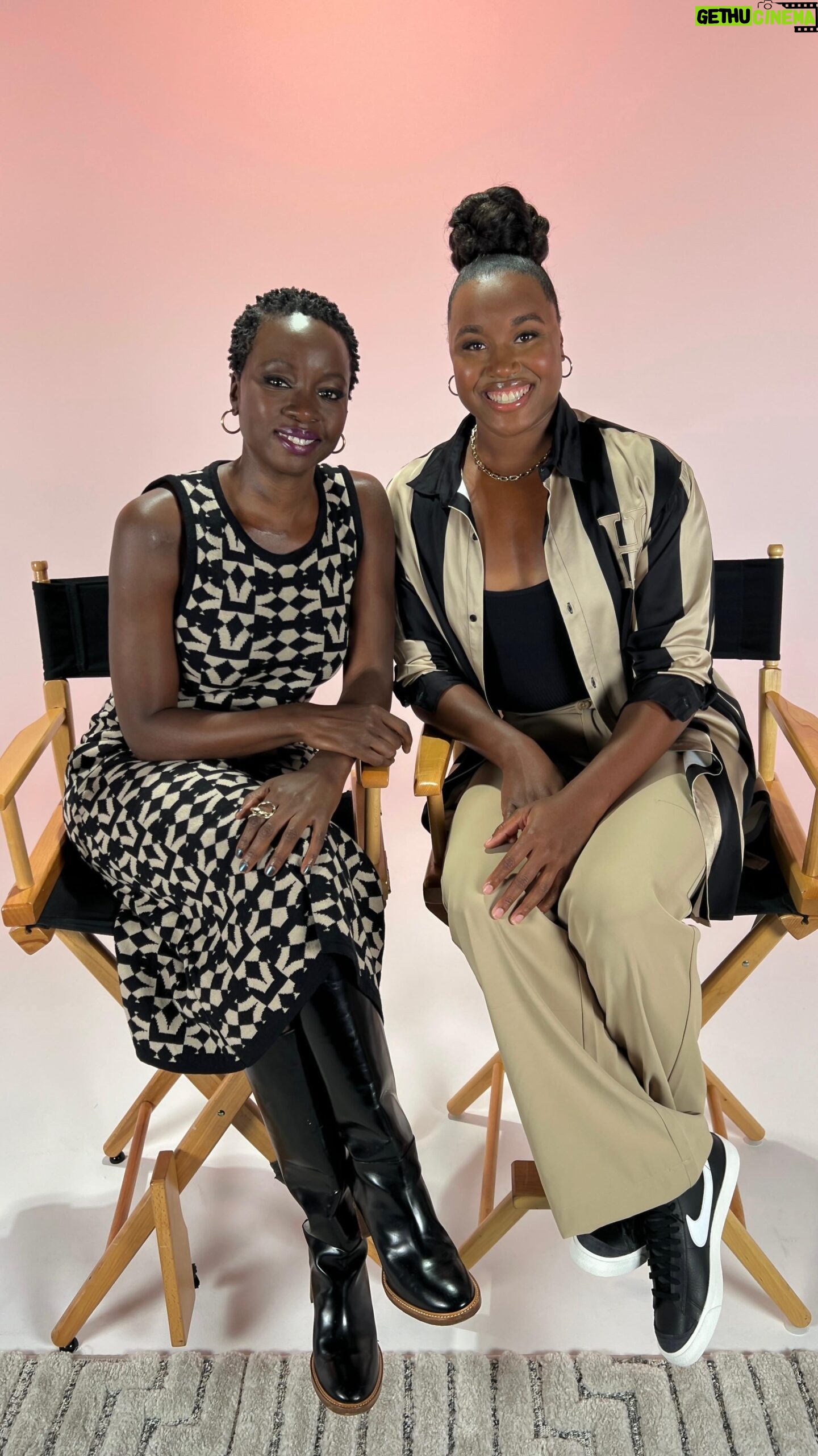 Danai Gurira Instagram - So excited to finally present this conversation with Olympic gold medalist, Simone Manuel @swimone, in support of #LoveOurGirls. Simone is truly the definition of what we at Love Our Girls call “A Girl We Love,” and I want to thank her for taking the time to sit down with me to discuss her journey as a Black woman in the field of competitive swimming. The work she is doing to increase water safety awareness and skills is utterly inspiring and truly saving young lives. I also loved diving into the importance of the portrayal of people of color navigating water in @blackpanther: #WakandaForever. Please check out our full discussion and share with others if your experiences with water are similar to the swim stories we speak to.
(Part 1 - watch part 2 on my reels)