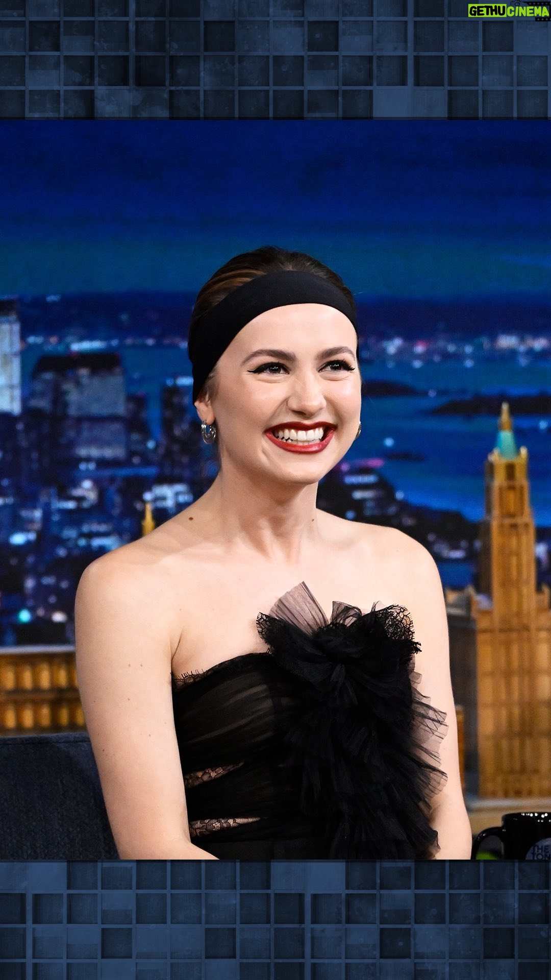 Maude Apatow Instagram - @maudeapatow’s @littleshopnyc co-star demanded to make an appearance! #FallonTonight