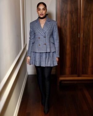 Tessa Thompson Instagram - what’s ur flavor: vintage @viviennewestwood via 
@aralda.vintage