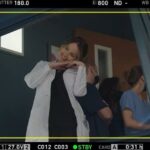 Camilla Luddington Instagram - Sharing this behind the scenes pic that @ms.andrea.medina took! Me rehearsing looking at link in the gallery.. 💕 #greysanatomy