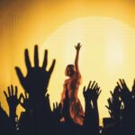Aurora Aksnes Instagram - From a few days ago in Taipei. I cannot believe there are so many warriors out there. All over this big and so small planet. 
My mind is blown and my heart is blooming. 

And thank you to my dear friend @theamilie for opening all these shows on my Asia tour x 

May she always bless our ears and souls with her music. 
I also don’t know why Fredrik’s face got cropped out on his photo that is so sad 
Cause his face is a gift from god 
🌞
Beautiful moments by @thisiswkl