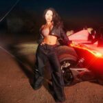 Cierra Ramirez Instagram – #tbt to one of the coolest shoots/write ups to date!! thank you thank you thank you @schonmagazine & everyone involved🤍💋

words: @thesandakin 
photography: @lenneigh 
styling: @lucakingston 
makeup: @tammyyi 
hair: @guiniushair 
production: @kc___productions 
producer: @katherinecomparomp 
producer assistant: @jilliancanter 
production assistant: @_adrianmorris 
polaris slingshot: @topoffrides
