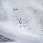 Milla Jovovich Instagram - Today marks the one year anniversary of the war on Ukraine. I am working with exceptional Ukrainian designer @lever_couture who is taking “love letters” for Ukraine and sewing them by hand on a couture gown which will be auctioned off with all proceeds going to @zelenskafoundation.  Here are some pics of the amazing process of making this one of a kind gown! My letter was written as a poem which you can read below:

My motherland cries tears of smoke and ashes
Her men fight with the ingenuity of true belief
So many hearts, so many women torn in pieces
Of husbands, children, cats and curtains, blown out flats
Windows, plates and tea cups, ethics and ideals bombarded by the sounds of missiles landing at the door
The bodies of their men, forced to become hero’s
Whether they wanted to or not 
Their scent, their touch, their familiar voices Whispering words of desperate comfort and of everlasting love
Ripped away, maybe for now, maybe forever
I love you…
Whispered fiercely into a beloved ear
I love you whispered fiercely into the wind 
As the gunfire and the blood drenches Everything and all
I love you Ukraina. 
I love you as my ears explode 
#waronukraine