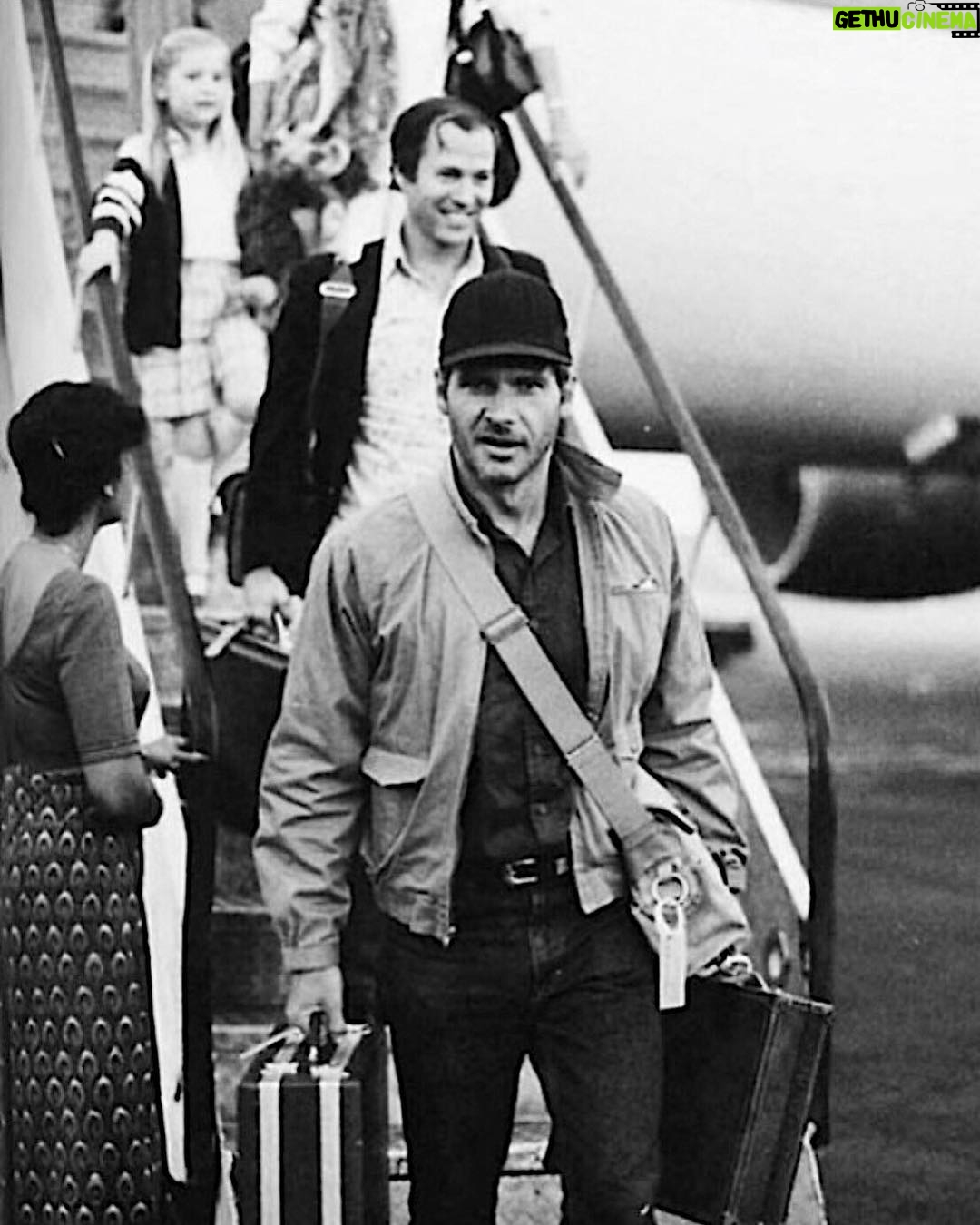 Jessica Capshaw Instagram - #TBT
Throwing it back to the days of knee socks, plaid shorts, cardigans, de-planing in Sri Lanka and walking in Harrison Ford’s footsteps... #IndianaJonesandtheTempleofDoom