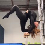 Sofie Dossi Instagram – Training day🙃