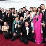 Aubrey Plaza Instagram - Best cast ever! I love these people and am so proud of this show. Thank you @sagawards 🇮🇹❤️‍🔥🙏