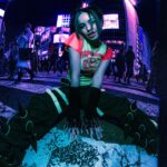 Valkyrae Instagram – Let me scratch your back with these nails👽
Late night shoot at Shibuya Crossing in Tokyo, Japan! 

Photographer @meltdowndotcom 
Creative by @lironeini
Styling by @tatsuyashimada1984
Nails by @taichiymn 
Hair by @torima_aa