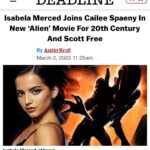 Isabela Merced Instagram - don’t even know what to say.. don’t even know what I would say if I could say…
IM JUST SO EXCITED