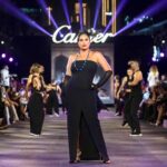 Hend Sabry Instagram – A magical night , celebrating the iconic #panthèredecartier with my @cartier #tribe in #Dubai #IntoTheWild💃🏻💃🏻❤️❤️
Styled by @cedrichaddad 
@netaporter 
MUA @sohakhoury 
Hair @rafifazaa