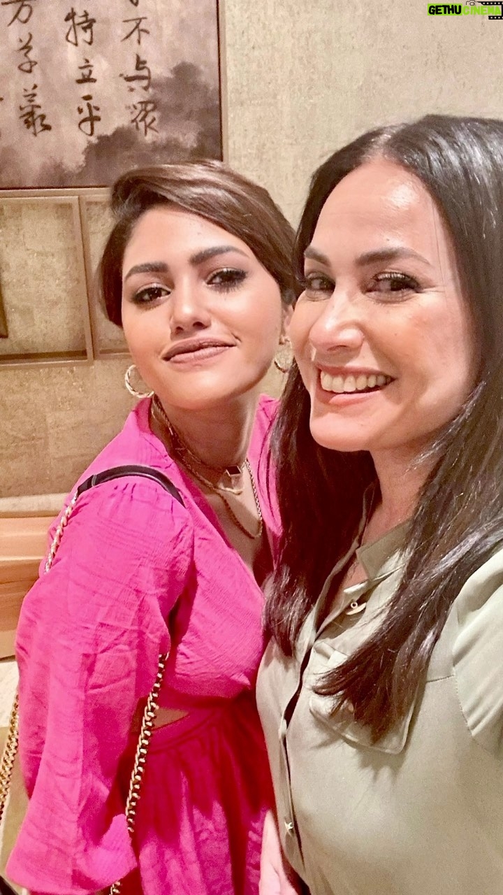 Hend Sabry Instagram - Happy birthday to my “moonshadow” , my “genie in a bottle”🧿🧿❤️❤️🎂🎂 you have been part of all the highs and lows in my life lately, and having you around feels like having a little sister .. you are brave and kind and smart and beautiful 💃🏻💃🏻🧿🧿 keep shining Loumi❤️ Happy birthday 🎂🎂💋💋