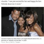 Angela Bassett Instagram - 🙏🏾♥️🙏🏾 Now this is some love right here! Thank you #laurencefishburne!