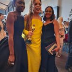 Danai Gurira Instagram - About last night… Got to spend treasured time with artists I respect, love and admire. I was honored to present the song that pays tribute to my dear brother #LiftMeUp. Congrats to all the nominees and winners. #Oscars