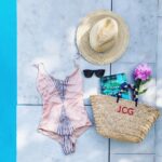 Jessica Capshaw Instagram - Sum, sum, summertime Saturday!! Poolside in style thanks to @calidreamingswimwear love these suits soooo much!! #schoolsout #read #relax #recharge