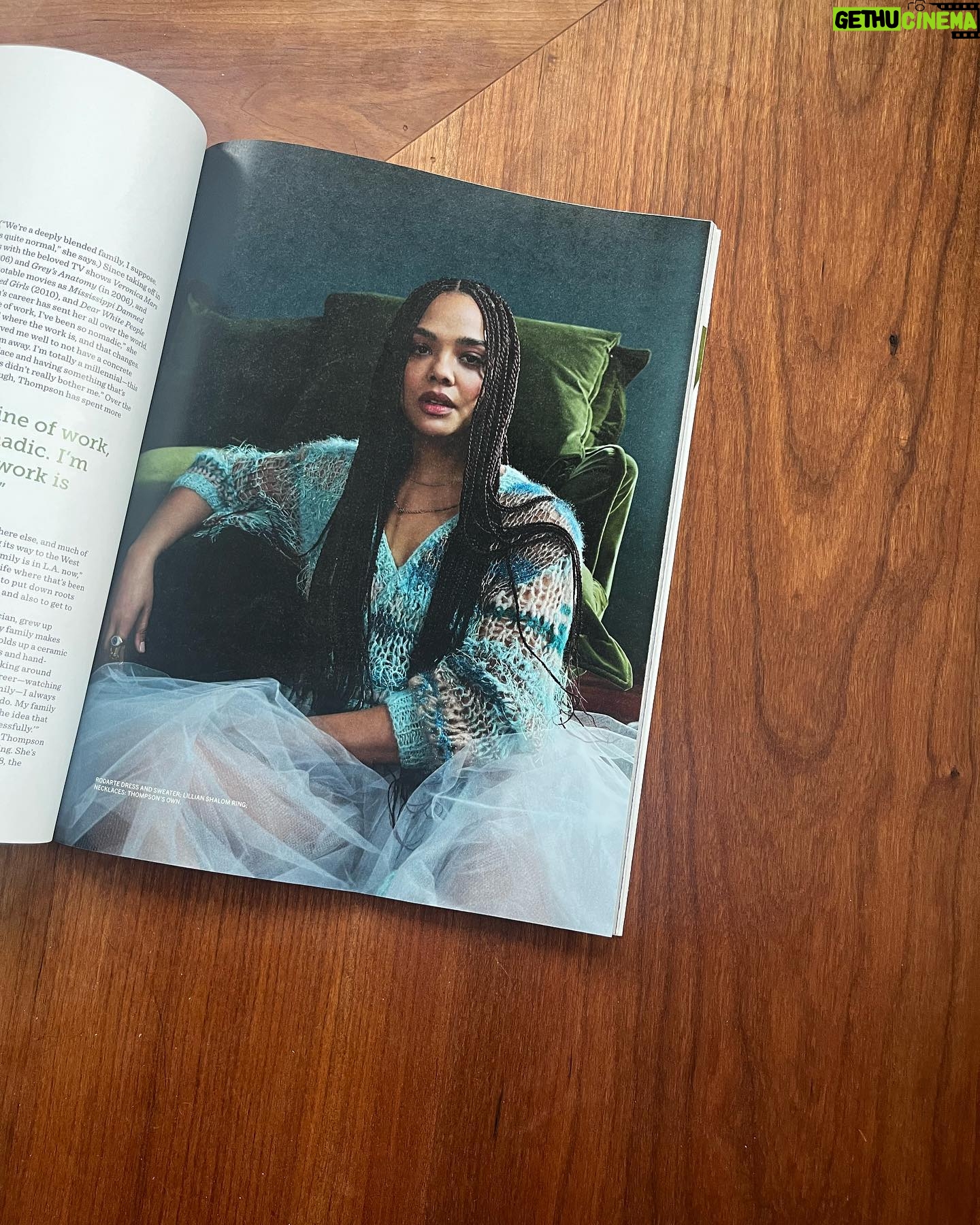 Tessa Thompson Instagram - A belated thank you to @bust_magazine for having me. The leading independent, feminist publication on newsstands okkkk! Glad they exist! 🎀