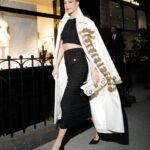 Poppy Delevingne Instagram - When @olivier_rousteing comes to London, we playyy… 🖤 @balmain p.s. thank you for such a beautiful evening. 
p.p.s. please don’t expect this white coat back ~ she grew legs in the middle of the night & ran away… 😚
#BalmainArmy #Ad