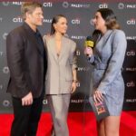 Camilla Luddington Instagram - “So tell us………. Jo and Link….” 
@realcarmack #paleyfest @entertainmenttonight @aknvas @adamburrell @justinemarjan @nataliehoseltonstyle