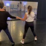 Gina Rodriguez Instagram - My three favs, my baby Charlie, Not dead yet (NEW EPISODE TONIGHT with the great @pellpix ) and getting back to dancing (you are incredible @sashafarber1 🕺🏽💃🏽and yes, I am breastfeeding while ballroom) THANK YOU TO EVERYONE WHO HAS BEEN SUPPORTING OUR SWEET SHOW. I LOVE YOU. ❤️