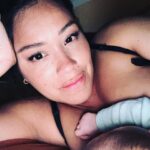 Gina Rodriguez Instagram – My three favs, my baby Charlie, Not dead yet (NEW EPISODE TONIGHT with the great @pellpix ) and getting back to dancing (you are incredible @sashafarber1 🕺🏽💃🏽and yes, I am breastfeeding while ballroom) THANK YOU TO EVERYONE WHO HAS BEEN SUPPORTING OUR SWEET SHOW. I LOVE YOU. ❤️