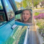 Jayden Bartels Instagram - I made guy groove drive me around in this cool truck then we got sharkys and this goof got every possible salsa you could get plus just carrots? on the side? an experience (also new YouTube video is up😋)