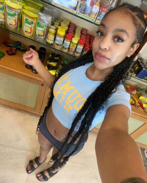 Priah Ferguson Instagram - 🇯🇲 spiced. 
ps. don’t take my shirt literally😭