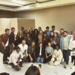 Camilla Luddington Instagram - Season 19 finale table read. The magic was alllll there, it felt SO good to be back in person AND with the absolutely iconic @shondarhimes !!!!!! 👑 we laughed, we cried, we yelled and we cheered, we hope you all do when you watch too!